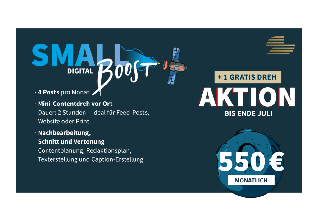 Small Digital Boost Paket für professionelles Social Media Marketing und digitale Sichtbarkeit