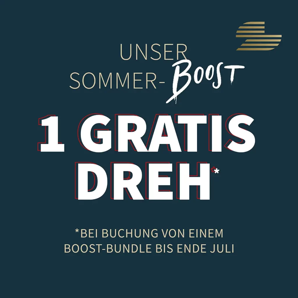 Sommer Boost Aktion mit kostenlosem Videodreh bei Buchung eines Social Media Marketing Boost Bundles bis Ende Juli